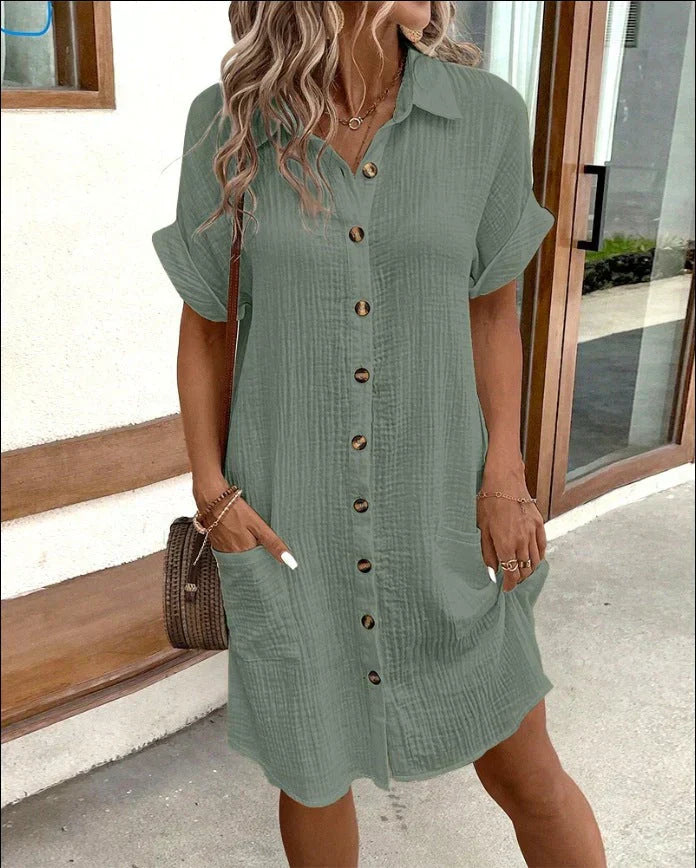 REHANNA | STYLISH POLO DRESS