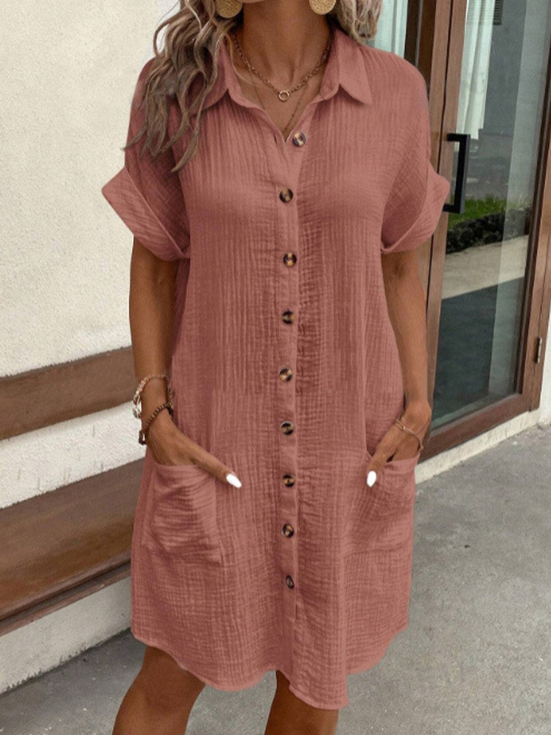 REHANNA | STYLISH POLO DRESS