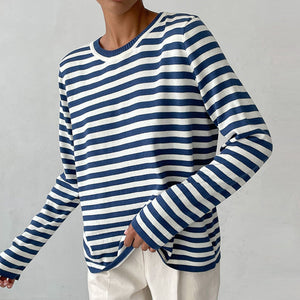 DENISE | STRIPED LONG-SLEEVE SHIRT