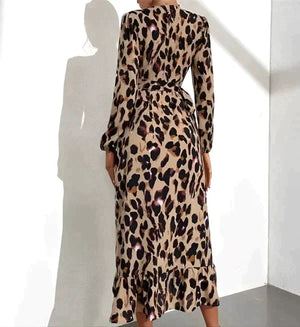 CATHLEEN™ | TRENDY LEOPARD DRESS