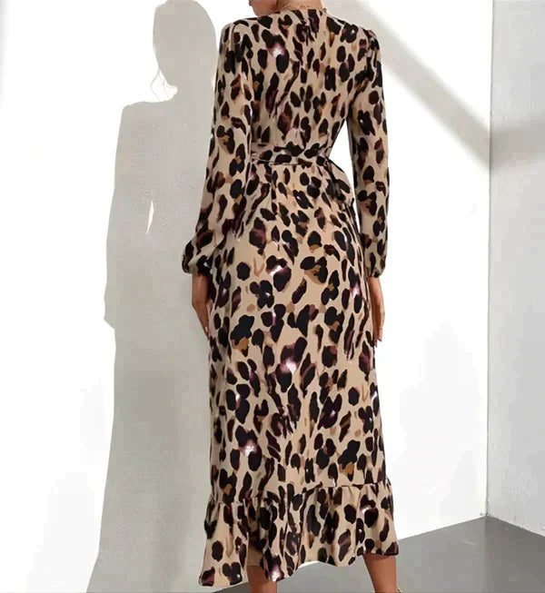 CATHLEEN™ | TRENDY LEOPARD DRESS