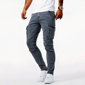 NOLAN | STRETCHY CARGO JEANS